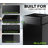 29 Gallon Steel Open Top Recycling, Compost, and Trash Can Set with Square Lid