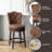 Marthasville Swivel Upholstered Counter Stool-2051610056-2054365892