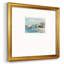 Reproduction encadrée de mur turquoise Iiffemium-87968204