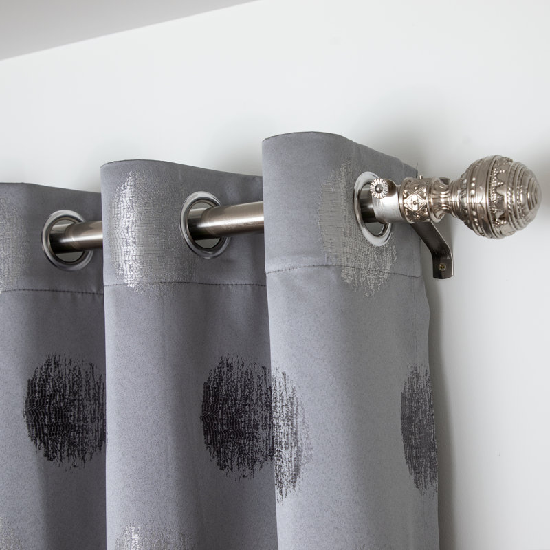 Syverson Room Darkening Curtains / Drapes Pair, Gray