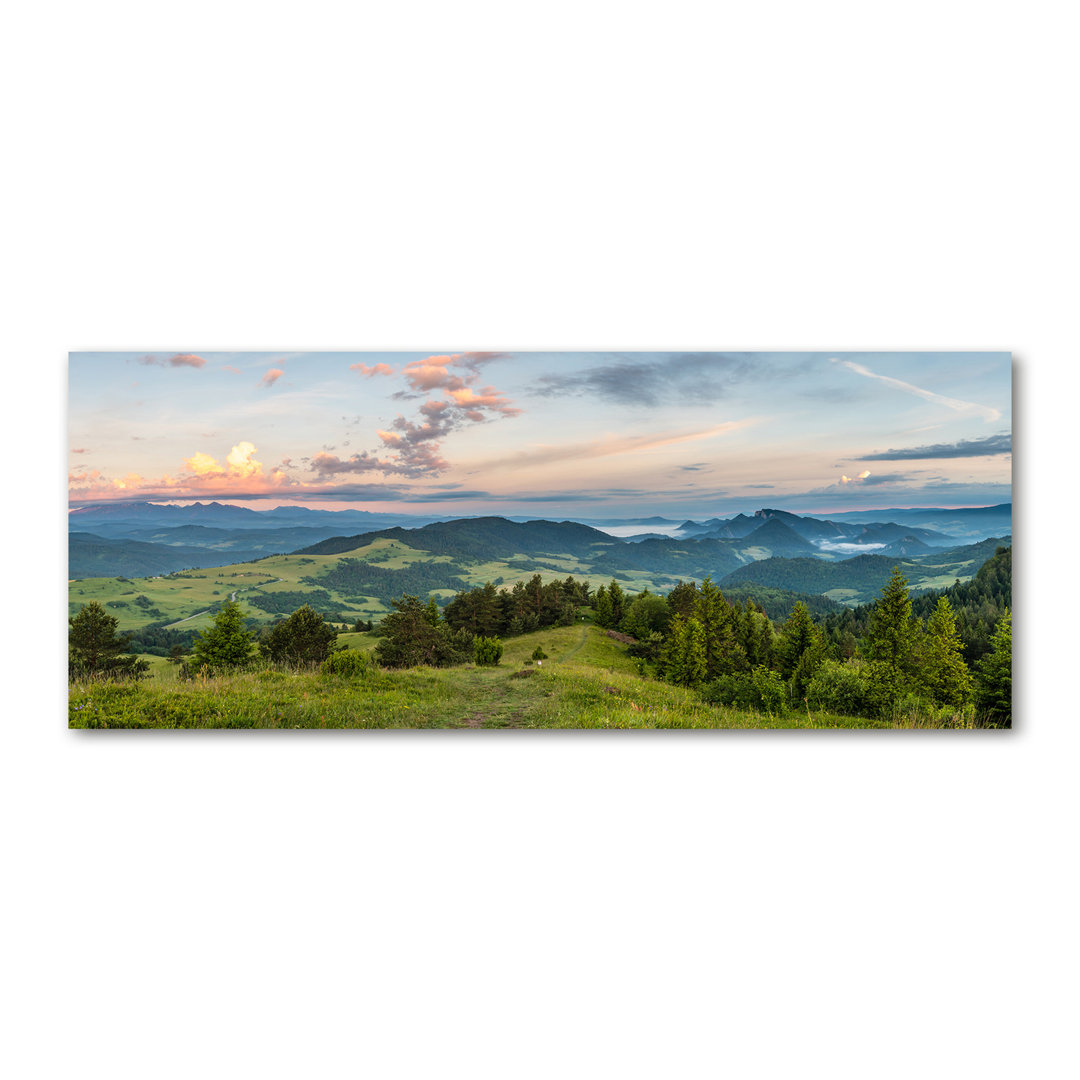 Panorama der Pieniny - Ungerahmte Fotografie auf Leinwand