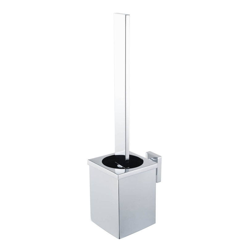 Edge Wall-Mounted Toilet Brush & Holder, Chrome