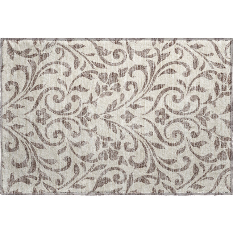 Premium Machine Washable Prisco Taupe Rug