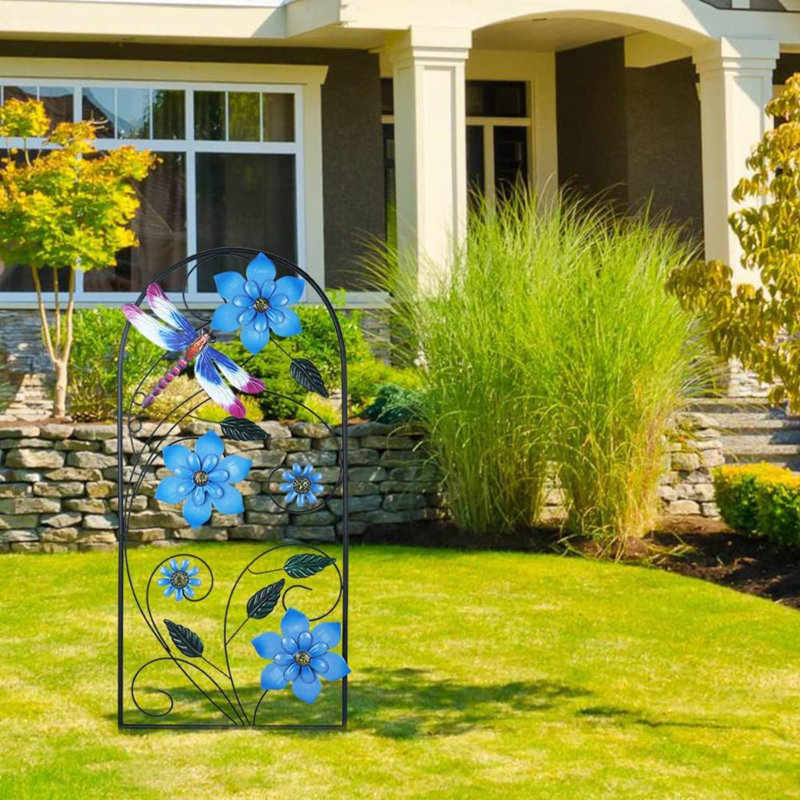 Piquets de jardin 34 po avec libellules