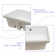 Myhomekeepers 14'' White Ceramic Rectangular Bathroom Sink