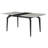 Cieria Grey Ceramic And Sandy Black Dining Table With Butterfly Leaf