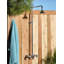 Outdoor Exposed Shower System 48"Wall Mounted Set with Shower Head and Cross Handles-132274505