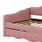 Twin Size Velvet Daybed With Wave-shaped Trundle, Upholstered Pull Out Sofa Bed Couch Frame, No Box Spring And Mattress-1356796166