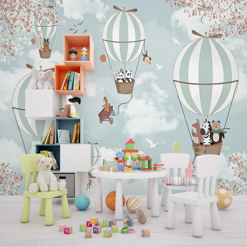 Ciel safari: aventures en ballon, L 108 po x l 192 po