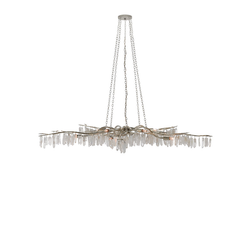 Forest Light 10 - Light Dimmable Sputnik Sphere Chandelier