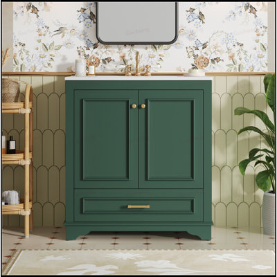 Meuble-lavabo 30 po avec lavabo en céramique