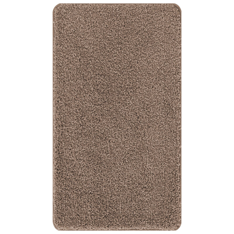 Bath Mat Rectangular Modern, 70cm, Brown, 120cm