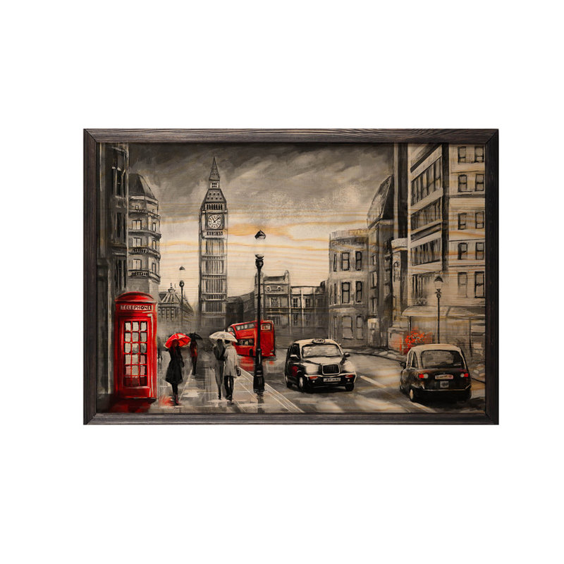 Anonymous - Single Picture Frame Painting on Wood, 50cm H x 70cm W x 1.5cm D