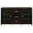 Barnaby Cappuccino 4-Piece Rectangular Entertainment Center