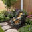 Dorien Hand Crafted Weather Resistant Floor Fountain with Light