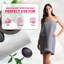 Enveloppement personnalisé pour serviettes de spa pour femmes - Enveloppement corporel gaufré doux et absorbant - Serviettes de bain personnalisées avec nom brodé-1420497149-1420497136-1420684933
