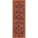  Tapis floral terre cuite