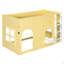Lit mezzanine simple pour enfant avec guirlande lumineuse DEL jaune primevère-182753358-182577247