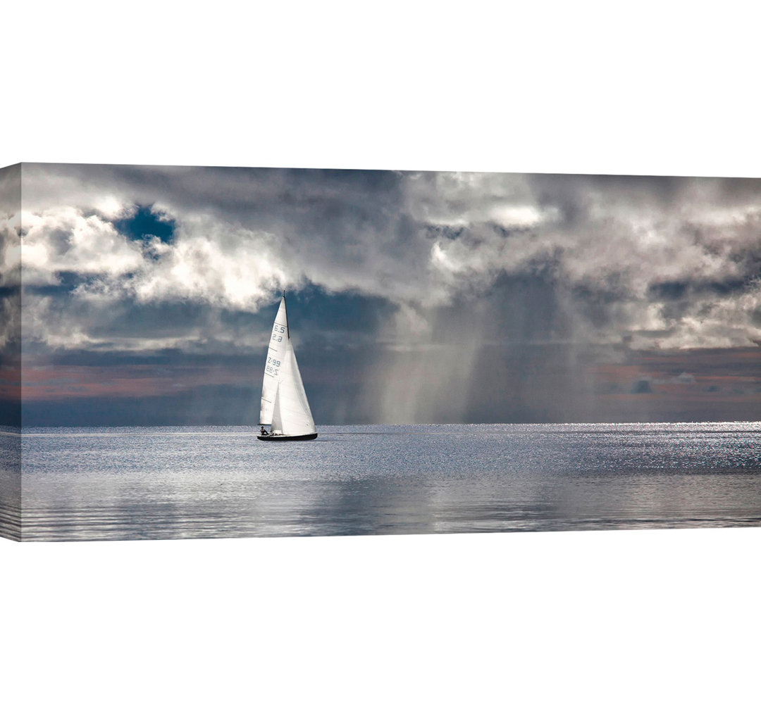 Leinwandbild Sailing On A Silver Sea von Pangea Images