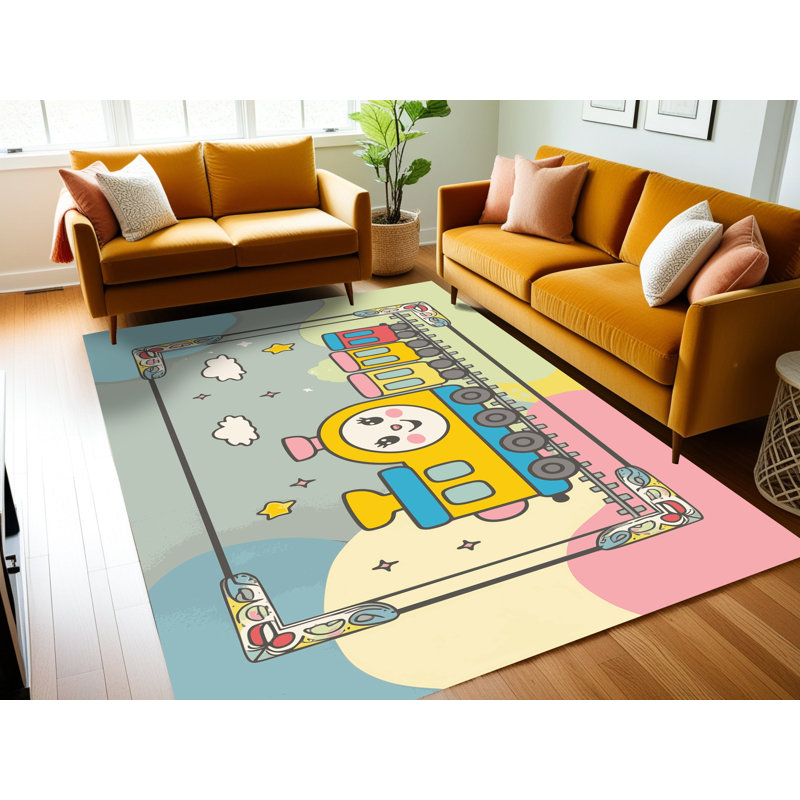 Tapis pour enfants East Urban Home, Tapis de couloir 2 pi x 4 pi