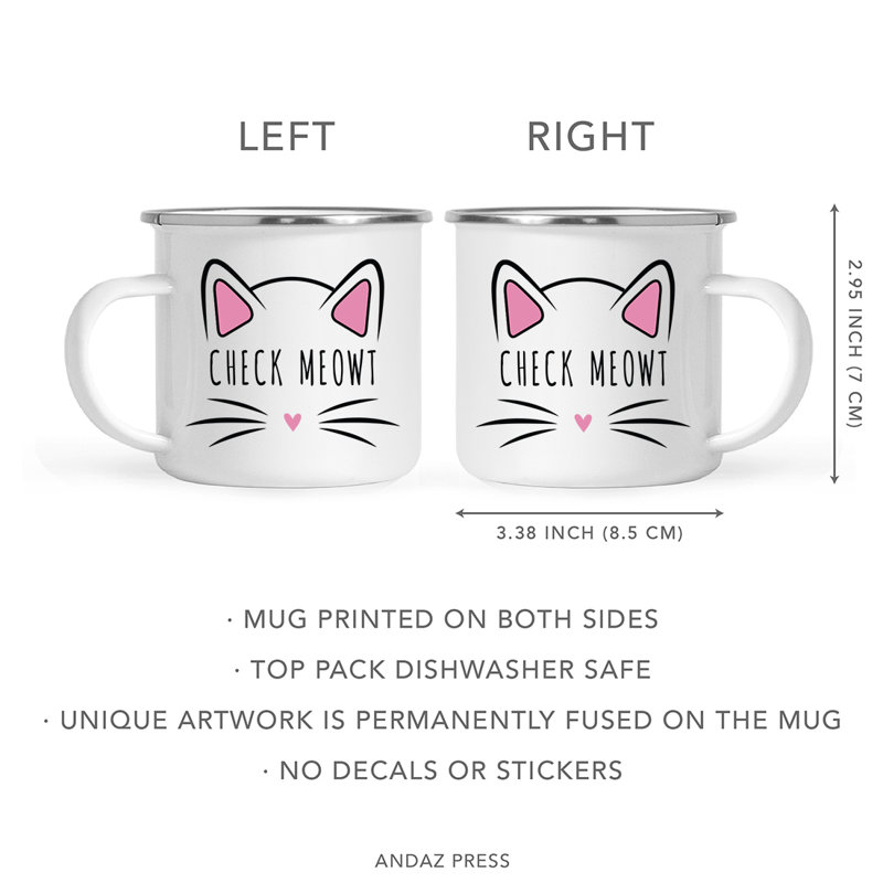 Tasse à café «Funny Cat Lover Campfire», Chèque de contrôle