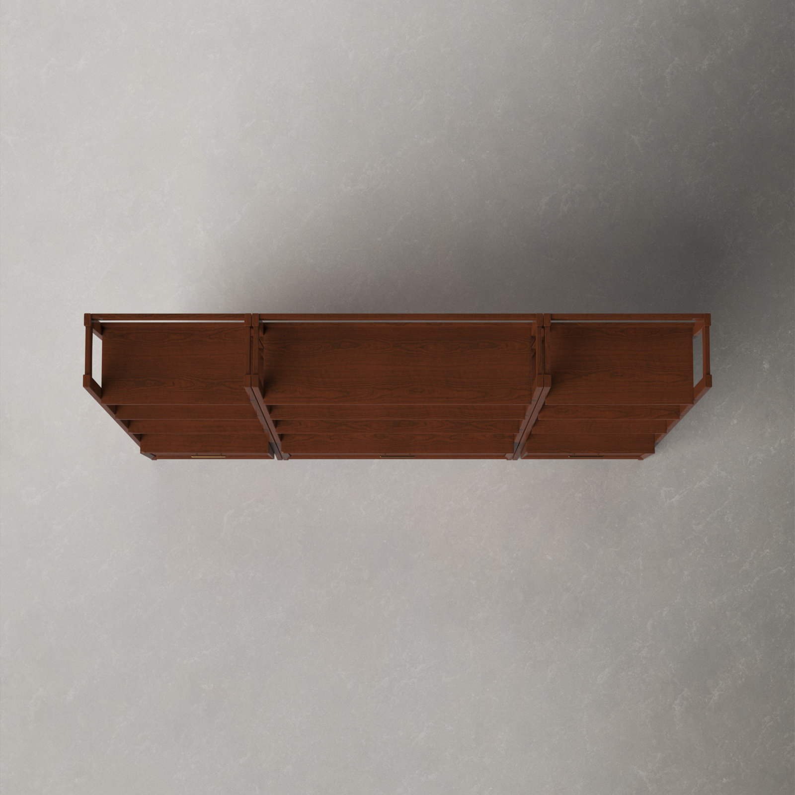Stiles Wide Ladder Bookcase, Brown