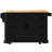 Large Kitchen Island With Internal Storage & 6 Drawers, Black 56 Inch Adjustable Shelves Charging Station