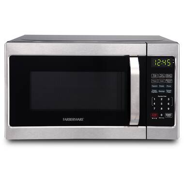 Samsung - 1.1 Cu. ft. Countertop Microwave with Grilling Element - Stainless Steel