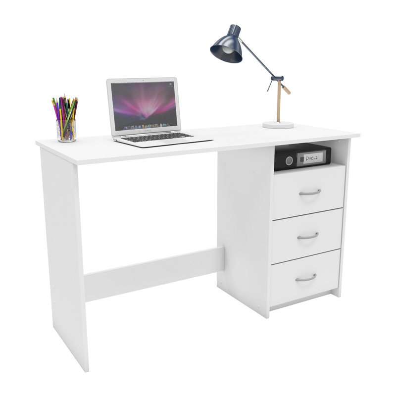 Stemen Writing Desk, Pearl white