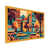 Impression dorée sur toile encadrée