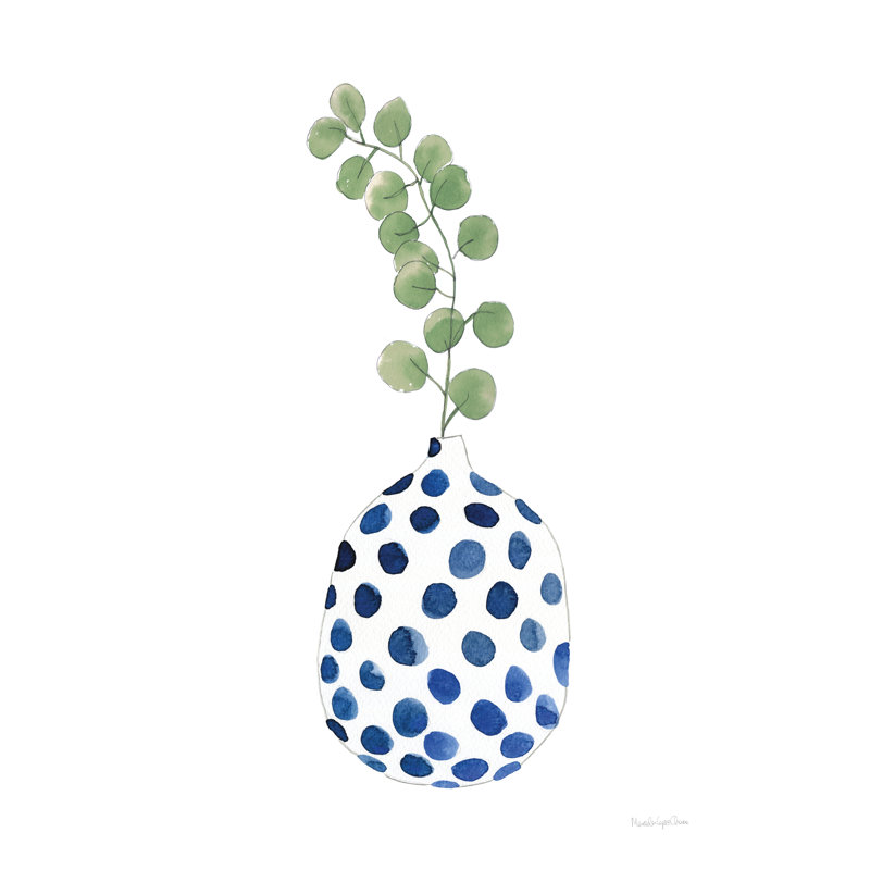 Modern Nature III by Mercedes Lopez Charro - Wrapped Canvas Painting, 46cm H x 30cm W x 3.8cm D