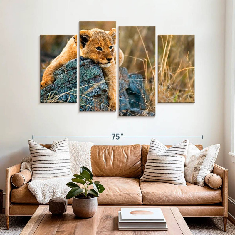 Lioneau safari Brampt, H 42 po x l 68 po