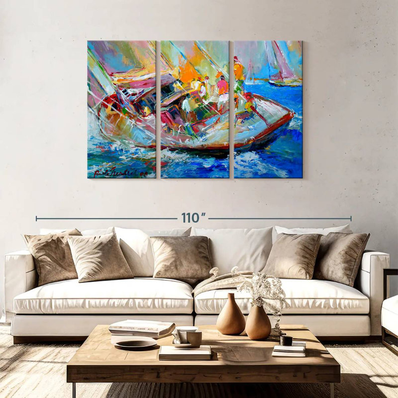 Mehar Sail, 48" H x 74" W
