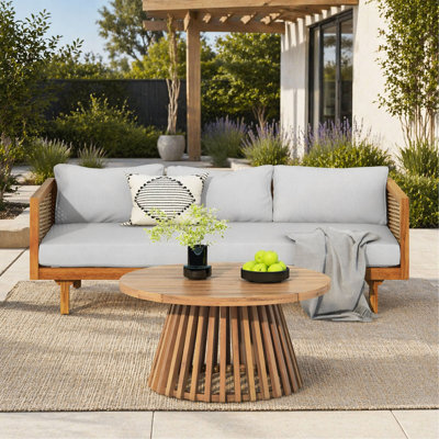 Ensemble de meubles de patio pour lit de jour 3 places Claremont avec table, meubles de jardin