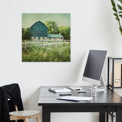 «Contemporary Blissful Country III» avec architecture et art de grange contemporain