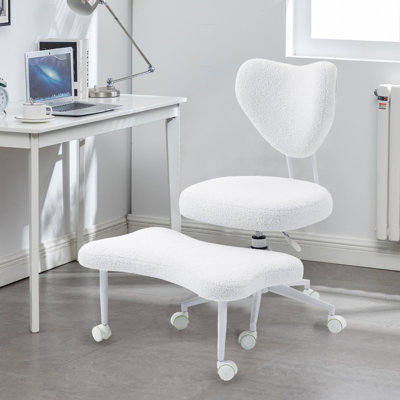 Upholstered Plush  Cross-legged Meditation Chair