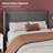 Queen Bed Frame with Wingback Headboard, Velvet Upholstered Platform Bed Frame with Sturdy Wooden Slats Support, No Box Spring Needed, Easy Assembly, Grey-123826810-123826815