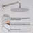 Complete Shower System with Rough in-Valve