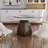 Round Sintered Stone Dining Table With Lazy Susan-124840786-124840783