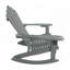 Chaise Adirondack inclinable en bois
