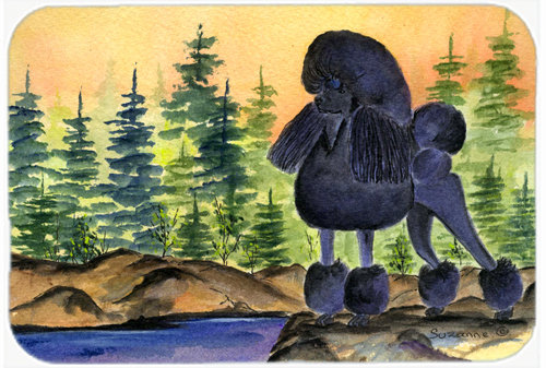 Poodle Glass Cutting Board