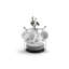 Black Orchid Demitasse Set with Stand