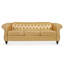 Canapé Chesterfield à accoudoirs roulés 3 places 84,65 po-133328892