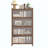 Metal 4 Flip Doors Cabinet, With Ample Storage Space For Bedroom, Office, Living Room, Hallway, Entryway