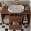 Meuble-lavabo mural 39,4 po