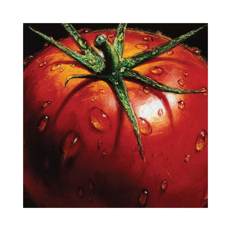 Tomato by AlmaCh - Wrapped Canvas Print, 30.48 cm H x 30.48 cm W x 1.91 cm D
