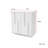 Tilt Out Laundry Hamper Cabinet