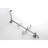 Brushed Nickel Shower Configuration Comprising 10" Natural Rain Showerhead, 4 Hand Shower, Adjustable Slide Bar And Soap Dish Assembly In With-120997161