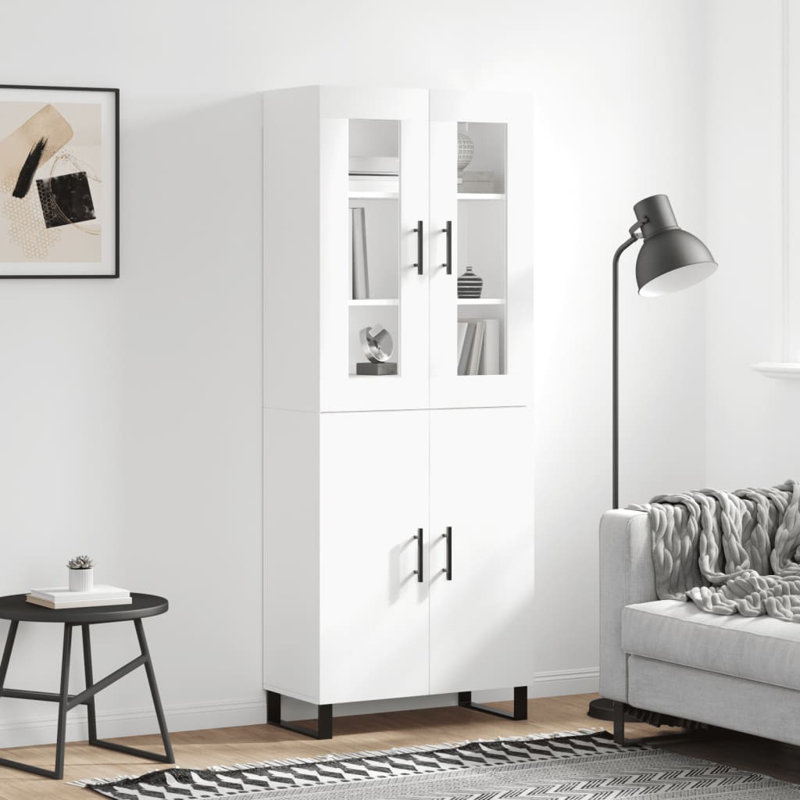 Mikaiah Display Cabinet, White