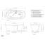 Cloud 62" x 29.875" Freestanding Soaking Solid Surface Bathtub with Wetmar Bio-70767156-110843007